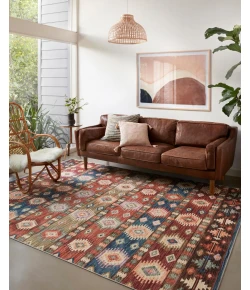 Loloi Zion ZIO-06 FIESTA / MULTI Area Rug 8 ft. 6 in. X 11 ft. 6 in. Rectangle