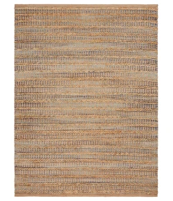 LR Home Natural Fiber Black 9ft. x 12ft. Rectangle Rug