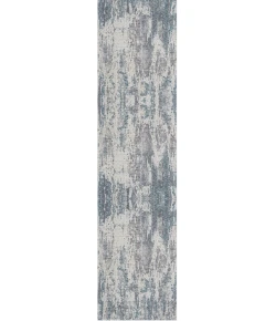 LR Home Allure Gray ALLUR 2ft. x 8ft. Runner Rug