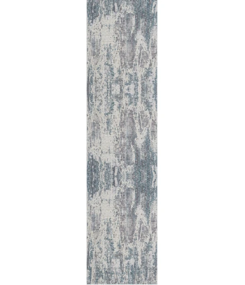 LR Home Allure Gray ALLUR 2ft. x 8ft. Runner Rug