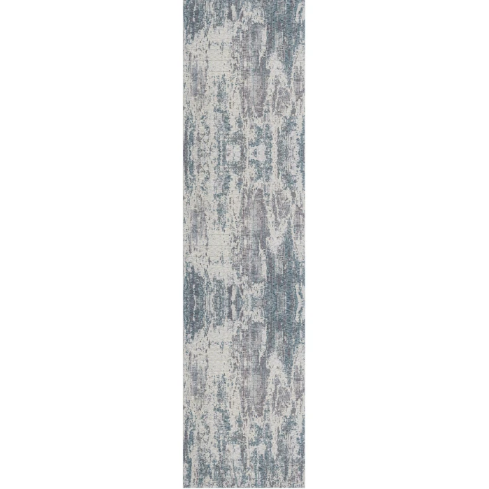 LR Home Allure Gray ALLUR 2ft. x 8ft. Runner Rug