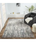 LR Home Allure Gray ALLUR 9ft. x 13ft.1in. Rectangle Rug