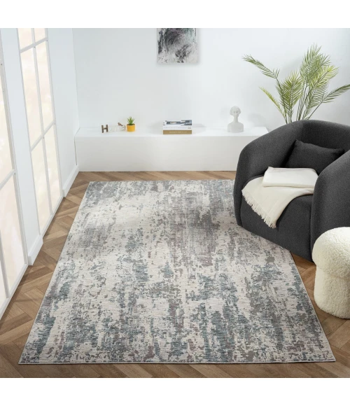 LR Home Allure Gray ALLUR 9ft. x 13ft.1in. Rectangle Rug