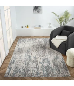 LR Home Allure Gray/Blue 82464 10 ft. X 14 ft. Rect. Rug