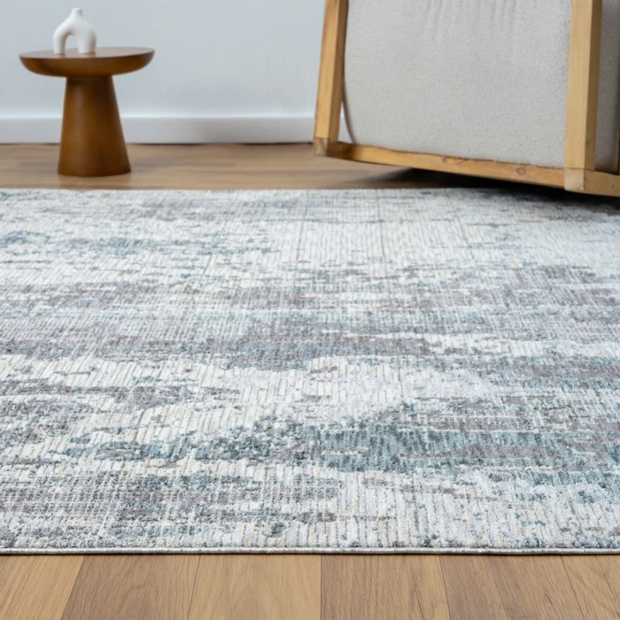 LR Home Allure Gray ALLUR 7ft.9in. x 9ft.10in. Rectangle Rug