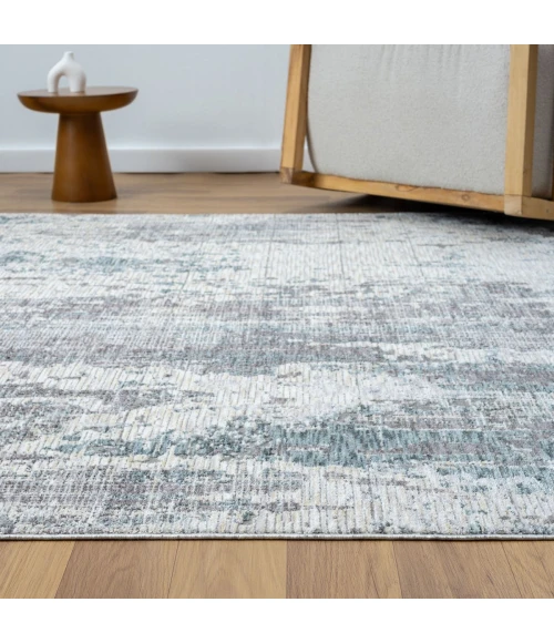 LR Home Allure Gray/Blue 82464 10 ft. X 14 ft. Rect. Rug