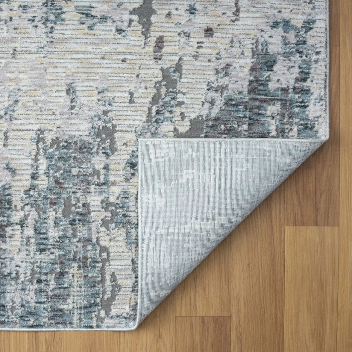 LR Home Allure Gray ALLUR 7ft.9in. x 9ft.10in. Rectangle Rug
