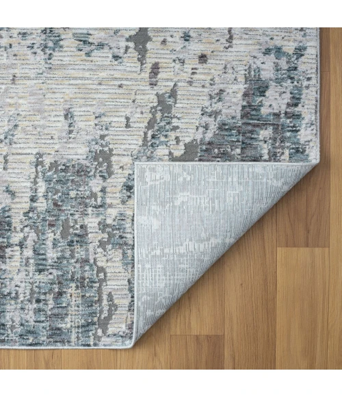 LR Home Allure Gray/Blue 82464 10 ft. X 14 ft. Rect. Rug