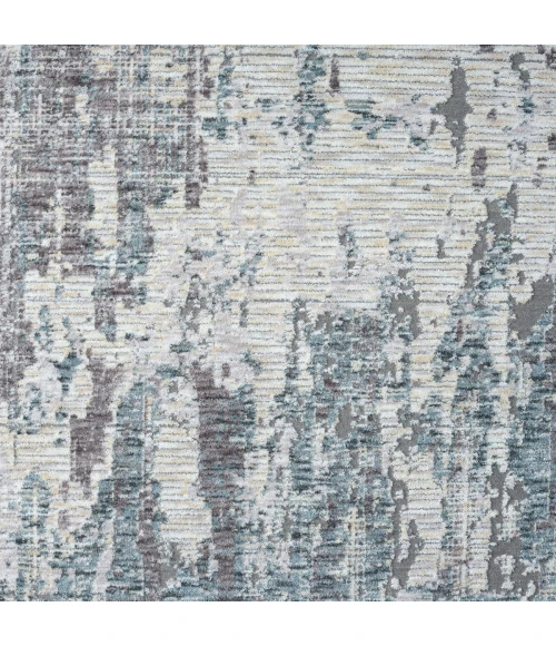 LR Home Allure Gray/Blue 82464 10 ft. X 14 ft. Rect. Rug