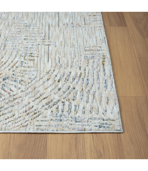 LR Home Allure Gray ALLUR 7ft.9in. x 9ft.10in. Rectangle Rug