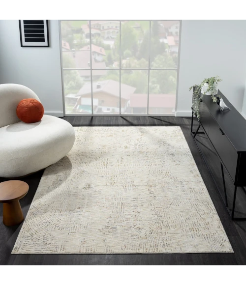 LR Home Allure Gray ALLUR 7ft.9in. x 9ft.10in. Rectangle Rug