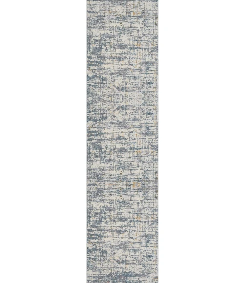 LR Home Allure Blue/Taupe 82466 2 ft. 6 in. X 8 ft. Rect. Rug