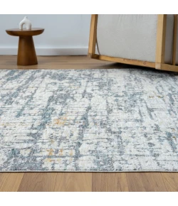 LR Home Allure Blue ALLUR 2ft. x 8ft. Runner Rug