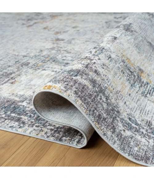 LR Home Allure Gray ALLUR 2ft. x 8ft. Runner Rug