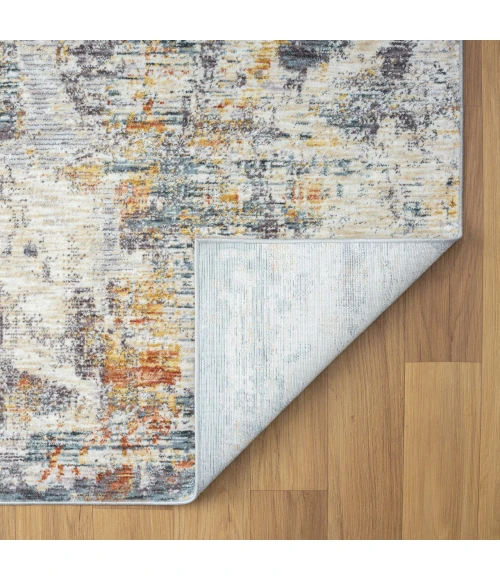 LR Home Allure Gray ALLUR 2ft. x 8ft. Runner Rug