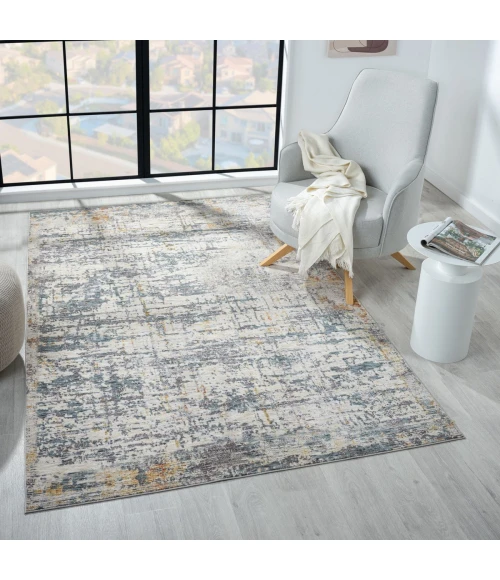 LR Home Allure Gray/Brown 82467 2 ft. X 3 ft. Rect. Rug