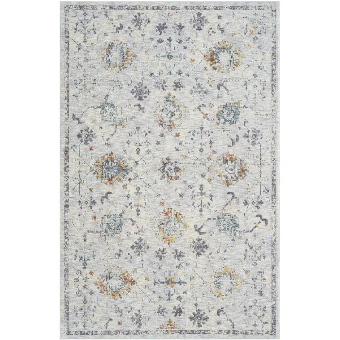 LR Home Allure Gray/Blue 82470 2 ft. X 3 ft. Rect. Rug