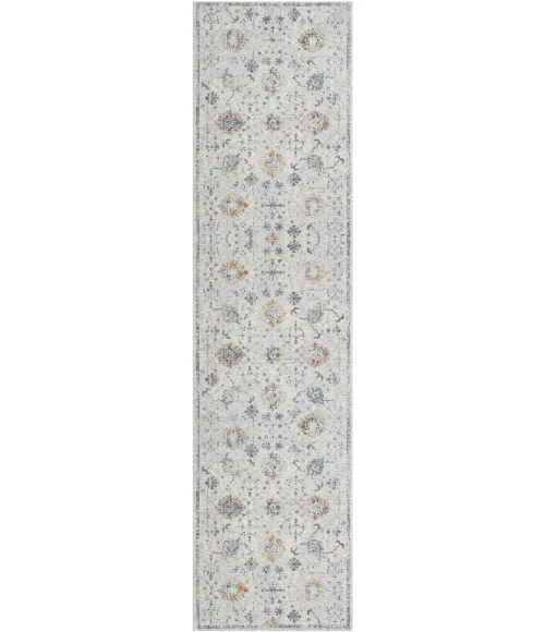 LR Home Allure Gray ALLUR 2ft. x 8ft. Runner Rug