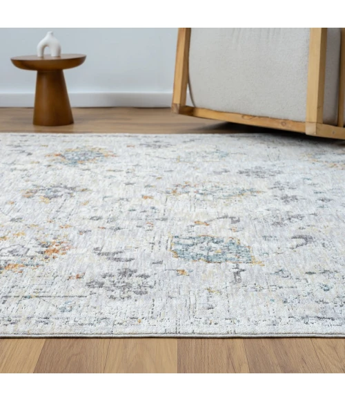 LR Home Allure Gray ALLUR 2ft. x 8ft. Runner Rug