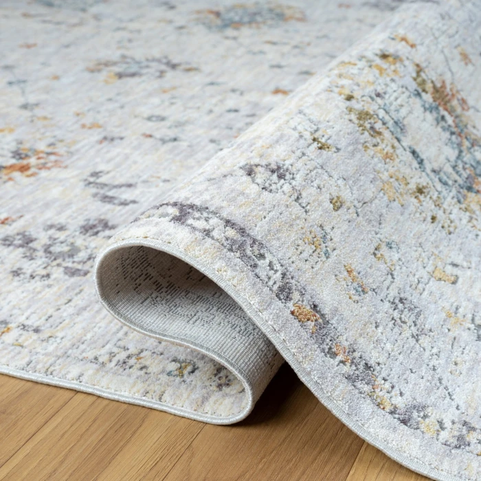 LR Home Allure Gray ALLUR 2ft. x 8ft. Runner Rug