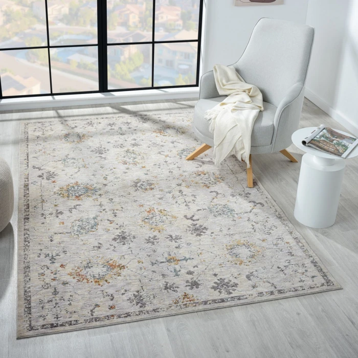 LR Home Allure Gray/Blue 82470 2 ft. X 3 ft. Rect. Rug