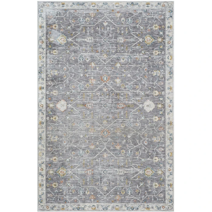 LR Home Allure Gray ALLUR 7ft.9in. x 9ft.10in. Rectangle Rug