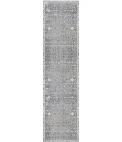 LR Home Allure Gray ALLUR 2ft. x 8ft. Runner Rug