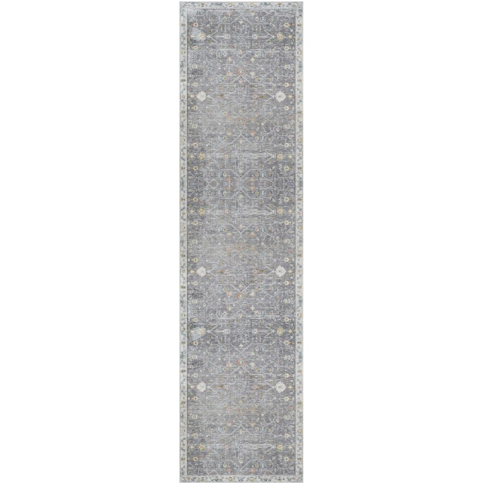 LR Home Allure Gray ALLUR 2ft. x 8ft. Runner Rug