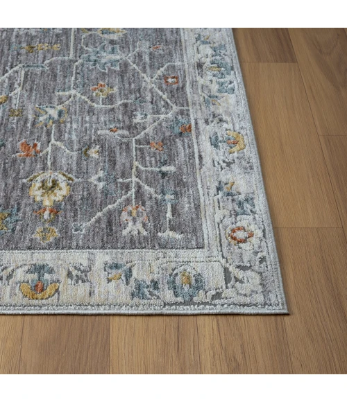 LR Home Allure Gray ALLUR 2ft. x 8ft. Runner Rug