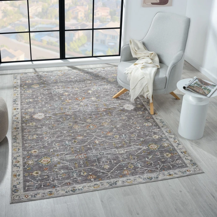 Rugs Town Gray/Ivory 82471 10 ft. X 14 ft. Rect. Rug