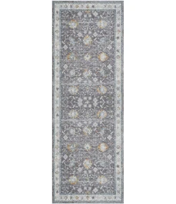 LR Home Allure Gray/Blue 82473 2 ft. 6 in. X 8 ft. Rect. Rug