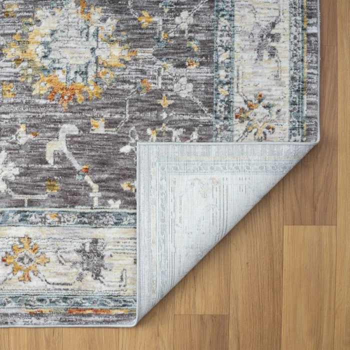 LR Home Allure Gray/Blue 82473 7 ft. 9 in. X 9 ft. 9 in. Rect. Rug