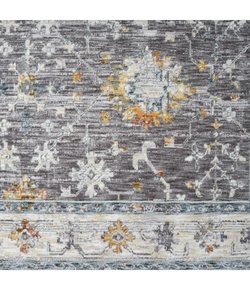 LR Home Allure Gray/Blue 82473 7 ft. 9 in. X 9 ft. 9 in. Rect. Rug