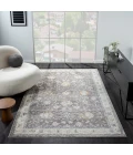 LR Home Allure Gray/Blue 82473 7 ft. 9 in. X 9 ft. 9 in. Rect. Rug