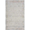 LR Home Allure Gray ALLUR 7ft.9in. x 9ft.10in. Rectangle Rug