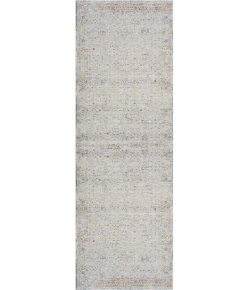 LR Home Allure Light Gray/Blue 82474 2 ft. 6 in. X 8 ft. Rect. Rug