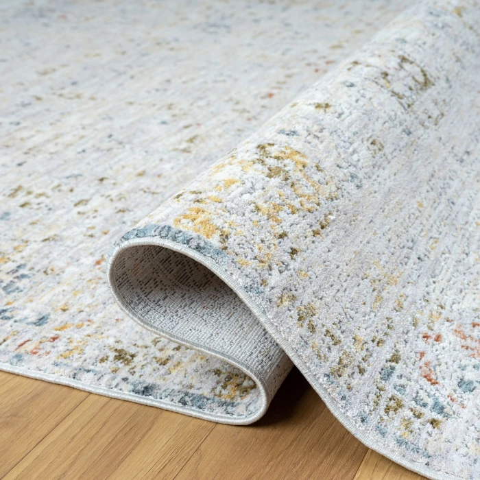 LR Home Allure Light Gray/Blue 82474 2 ft. X 3 ft. Rect. Rug