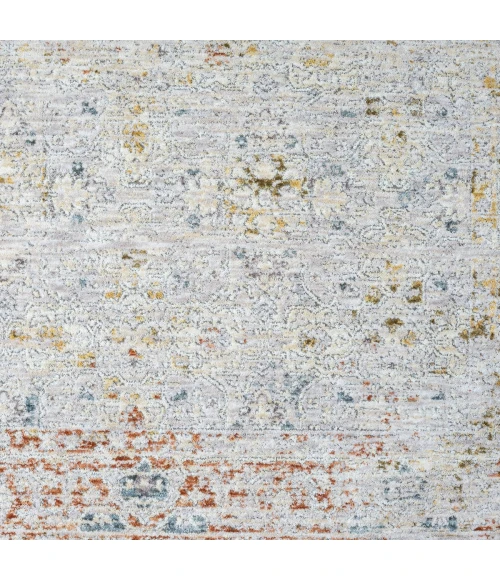 LR Home Allure Light Gray/Blue 82474 2 ft. 6 in. X 8 ft. Rect. Rug