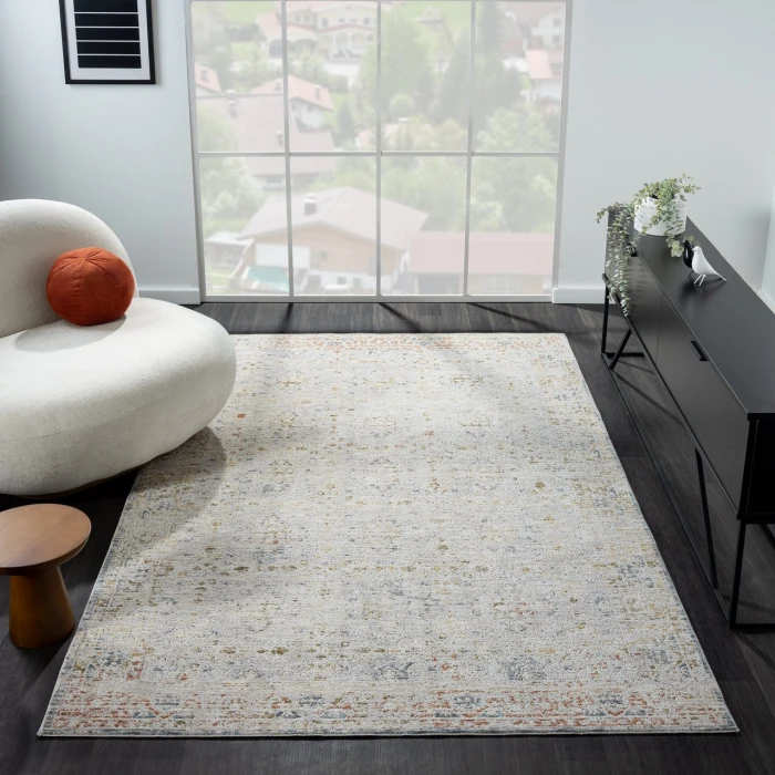 Rugs Town Gray ALLUR 7ft.9in. x 9ft.10in. Rectangle Rug