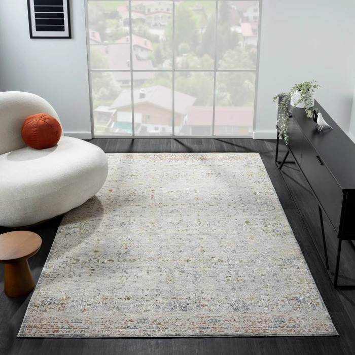 LR Home Allure Light Gray/Blue 82474 2 ft. X 3 ft. Rect. Rug