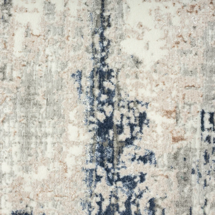 Rugs Town 82053 Gray/ Navy 5'0" X 7'0 Rect. Rug