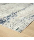 LR Home ANTALYA 82053 Gray/ Navy 5'0" X 7'0 Rect. Rug