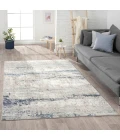 LR Home ANTALYA 82053 Gray/ Navy 5'0" X 7'0 Rect. Rug