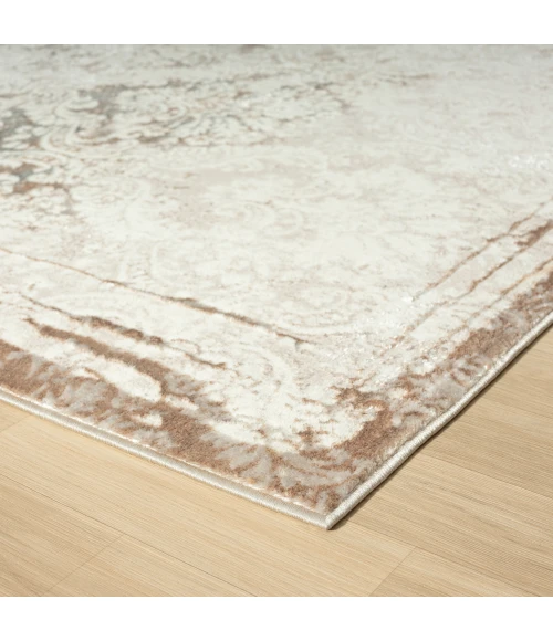 LR Home ANTALYA 82054 Cream/ Beige 5'0" X 7'0 Rect. Rug
