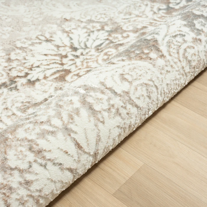 Rugs Town 82054 Cream/ Beige 7'-5" X 9'-5 Rect. Rug