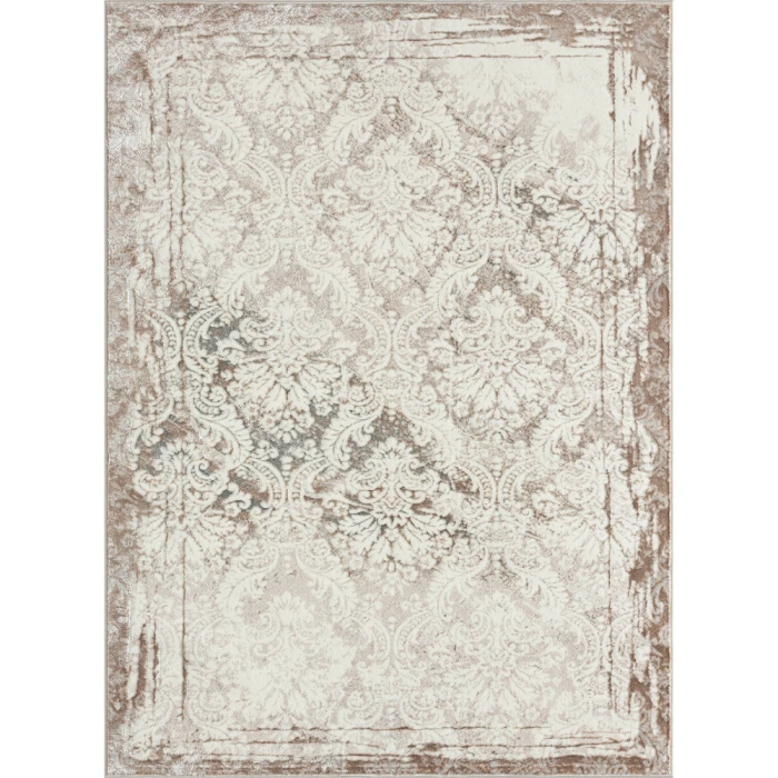 Rugs Town 82054 Cream/ Beige 7'-5" X 9'-5 Rect. Rug