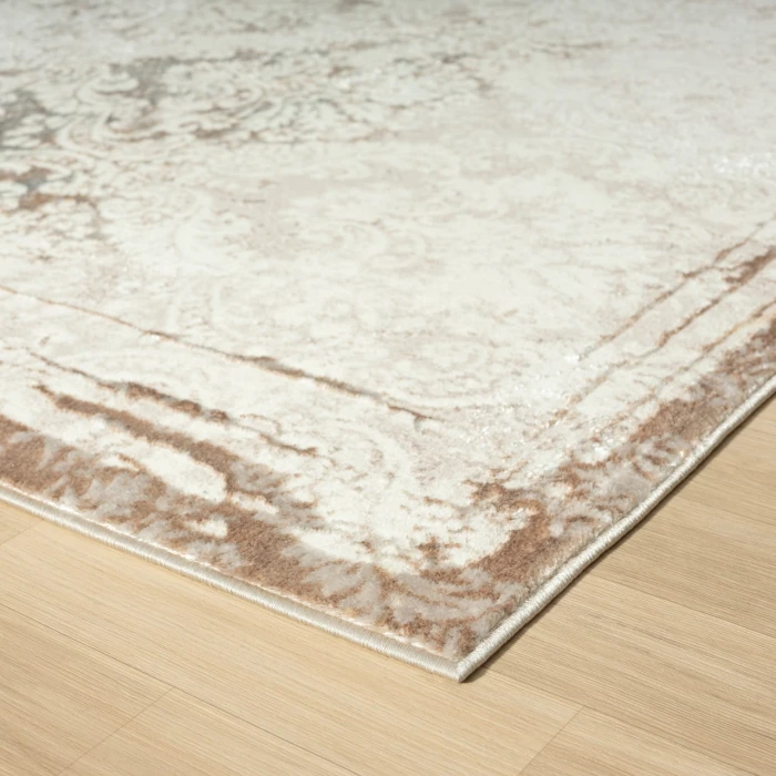 LR Home Antalya Ivory ANTAL 2ft.6in. x 8ft. Runner Rug