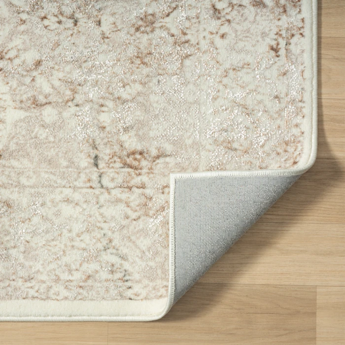 Rugs Town 82056 Beige/ Cream 7'-5" X 9'-5 Rect. Rug