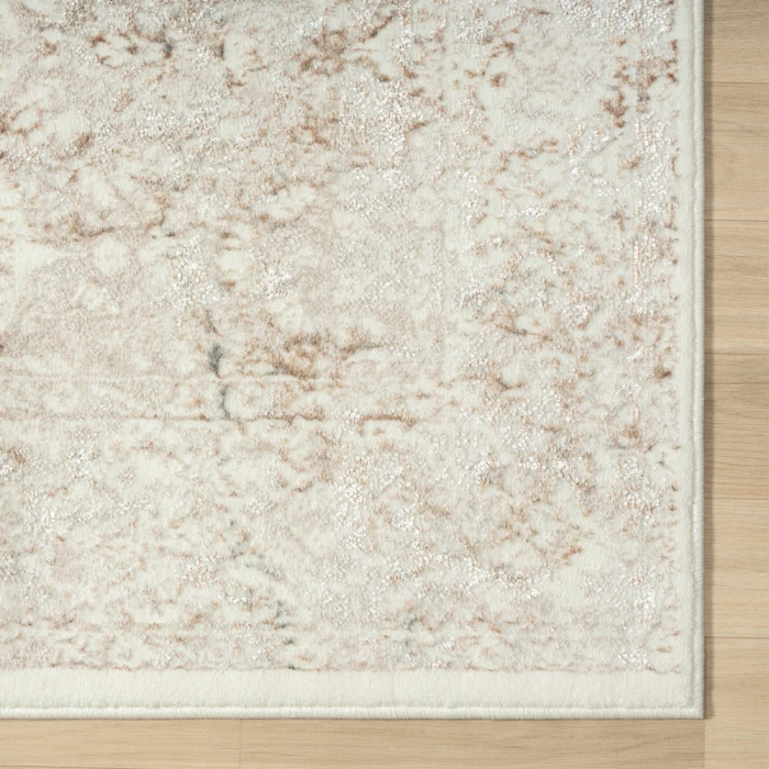 Rugs Town 82056 Beige/ Cream 7'-5" X 9'-5 Rect. Rug