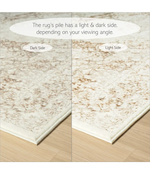 LR Home Antalya Brown ANTAL 2ft.2in. x 3ft. Rectangle Rug